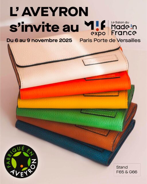 Le cuir, matière vivante et élégante 👜

Dans son atelier de Sauveterre-de-Rouergue, @maxcapdebarthes imagine et fabrique des sacs et accessoires en cuir, alliance parfaite entre tradition et design contemporain. 

👉  À découvrir sur le pavillon Fabriqué en Aveyron
📍  MIF Expo – Paris Porte de Versailles
🎯  Stand F65 & G66
🗓️ du 6 au 9 novembre 2025

#fabriqueenaveyron #madeinfrance #mifexpoparis #cuir #maroquinerie #artisanat