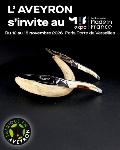 À Laguiole, la tradition coutelière se forge avec passion ! 🔪

Chez @benoitlartisan, au cœur de l’Aubrac, Benoît Mijoule, Maître Artisan coutelier, perpétue un savoir-faire emblématique de l’Aveyron. Façonnés à la main avec précision et exigence, ses couteaux de Laguiole allient tradition, élégance et caractère.

👉 À découvrir sur le pavillon Fabriqué en Aveyron
📍 MIF Expo – Paris Porte de Versailles
🎯 Stand P58
🗓️ Du 12 au 15 novembre 2026
🔗 Retrouvez toutes les informations dans notre bio

#fabriqueenaveyron #madeinfrance #mifexpoparis #laguiole #coutellerie #savoirfaire #artisanatdart