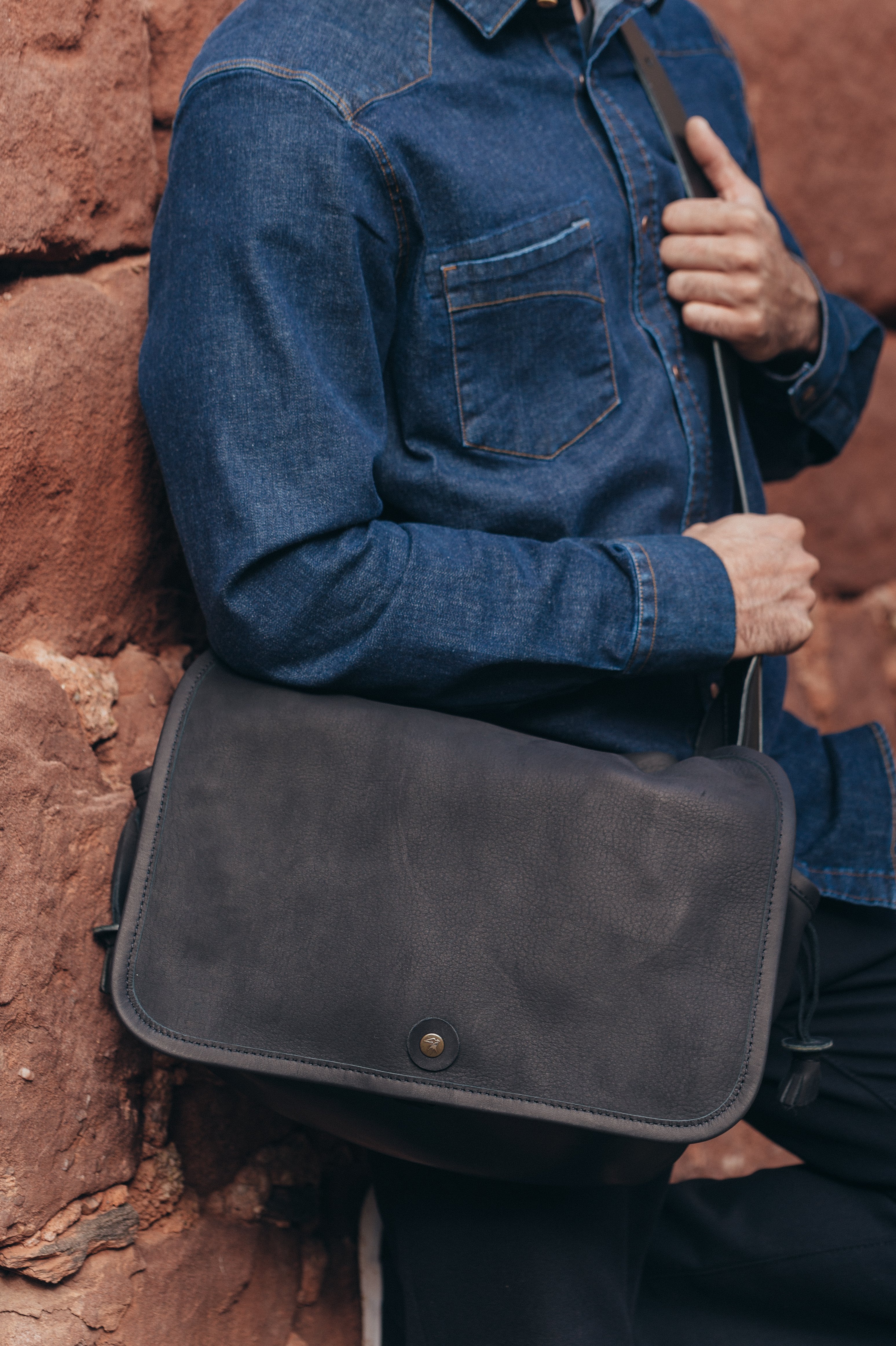 Trousse en cuir pour le travail et l'école - Le Sac du Berger